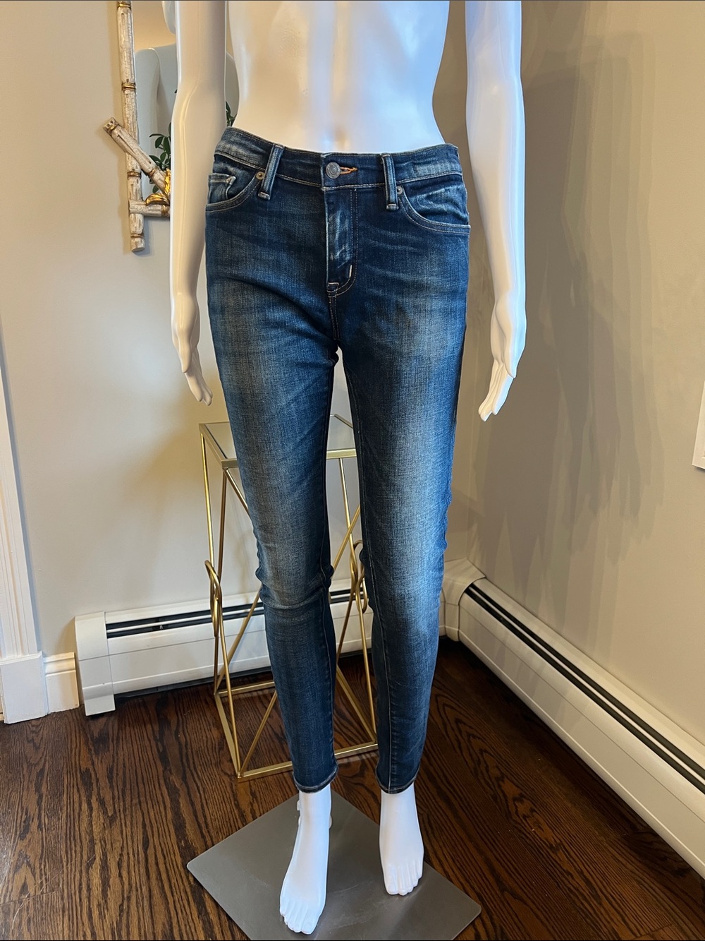 Denim & Supply Ralph Lauren Womens Dark Blue Skinny Jeans